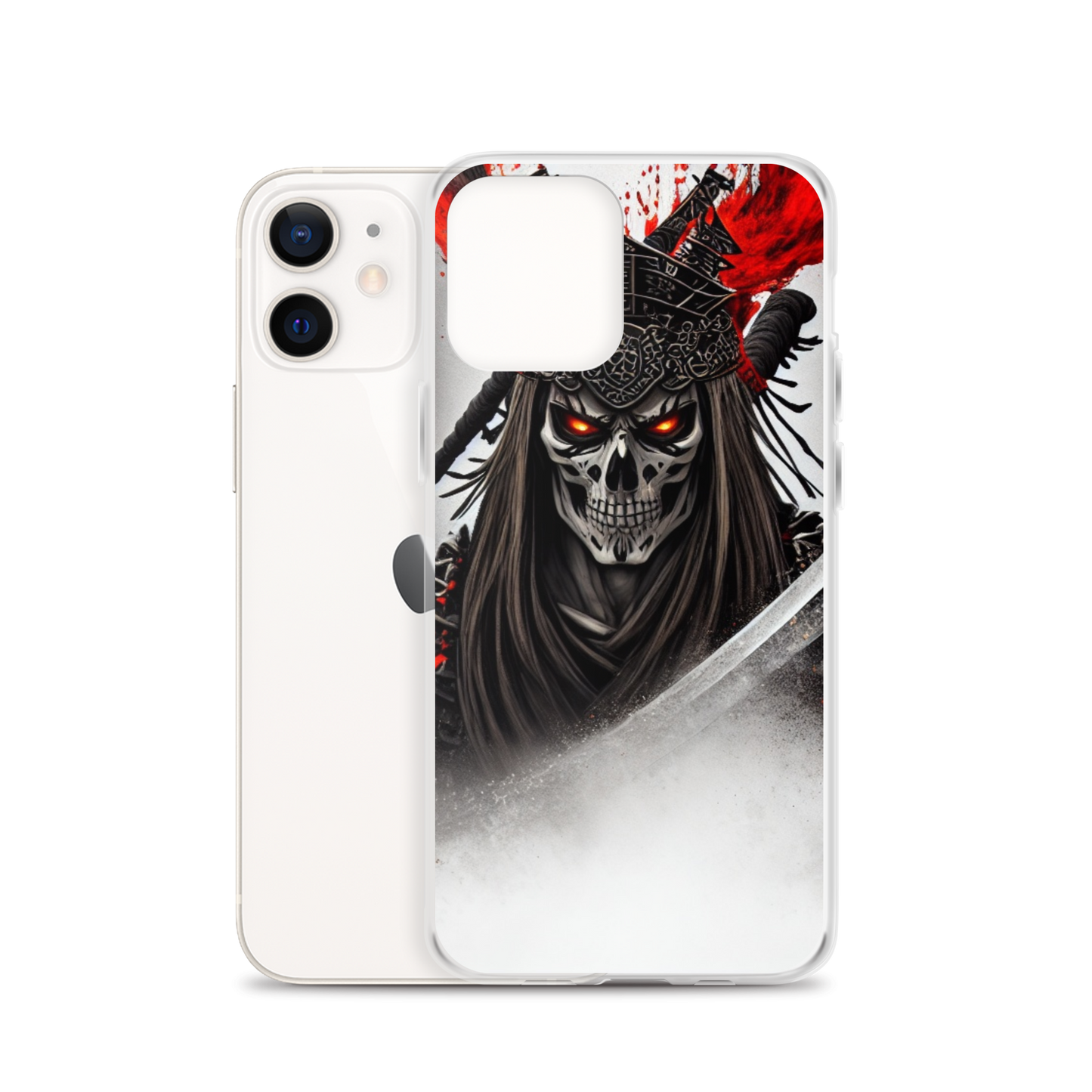 Clear Case for iPhone®  Samurai - Skeleton