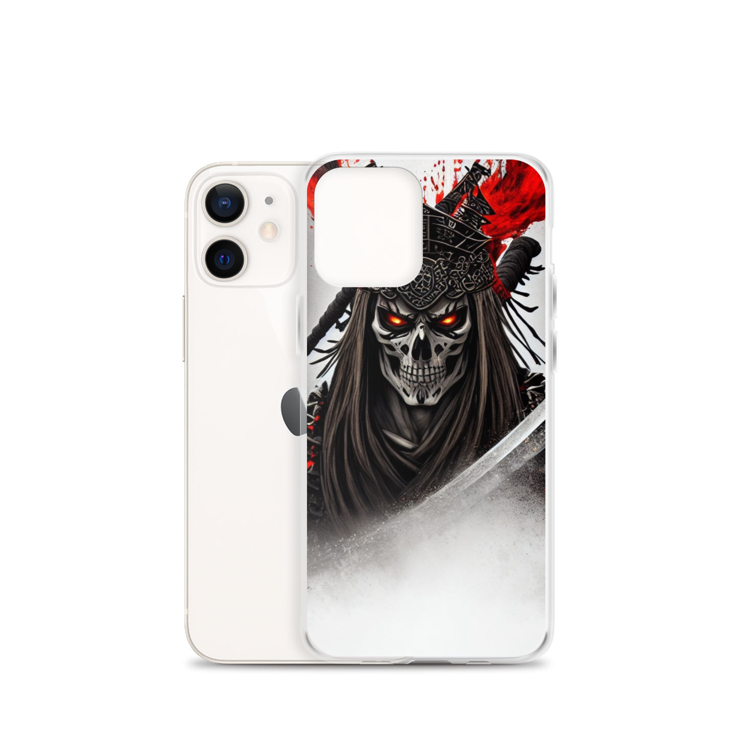 Clear Case for iPhone®  Samurai - Skeleton