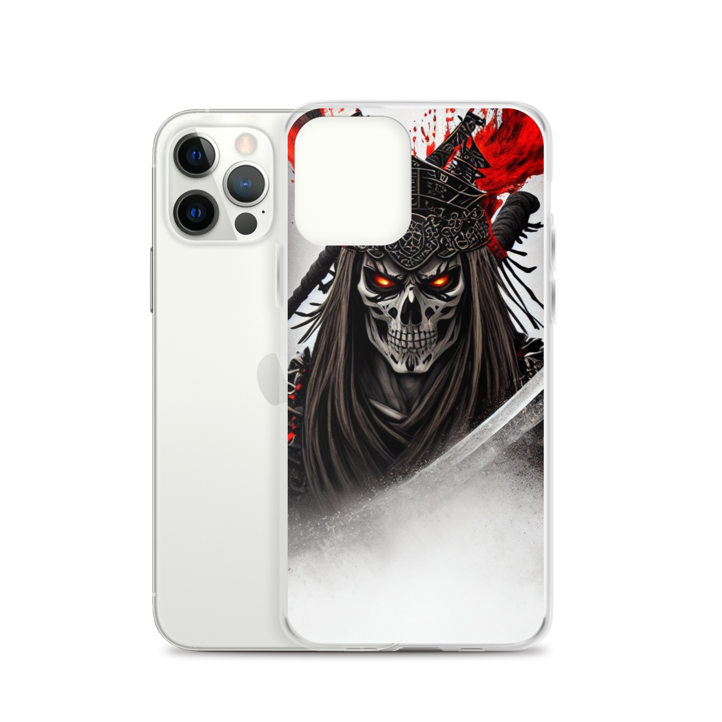 Clear Case for iPhone®  Samurai - Skeleton