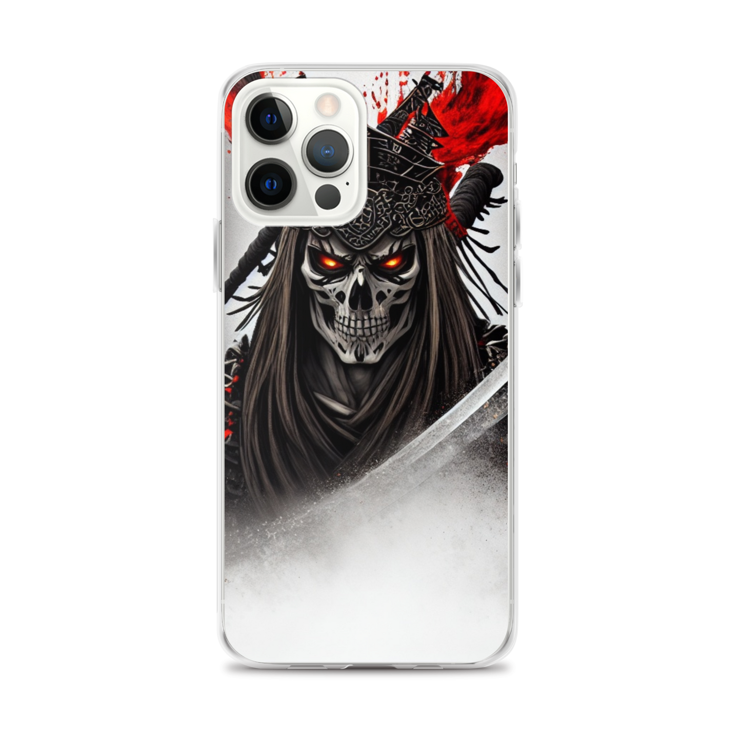 Clear Case for iPhone®  Samurai - Skeleton