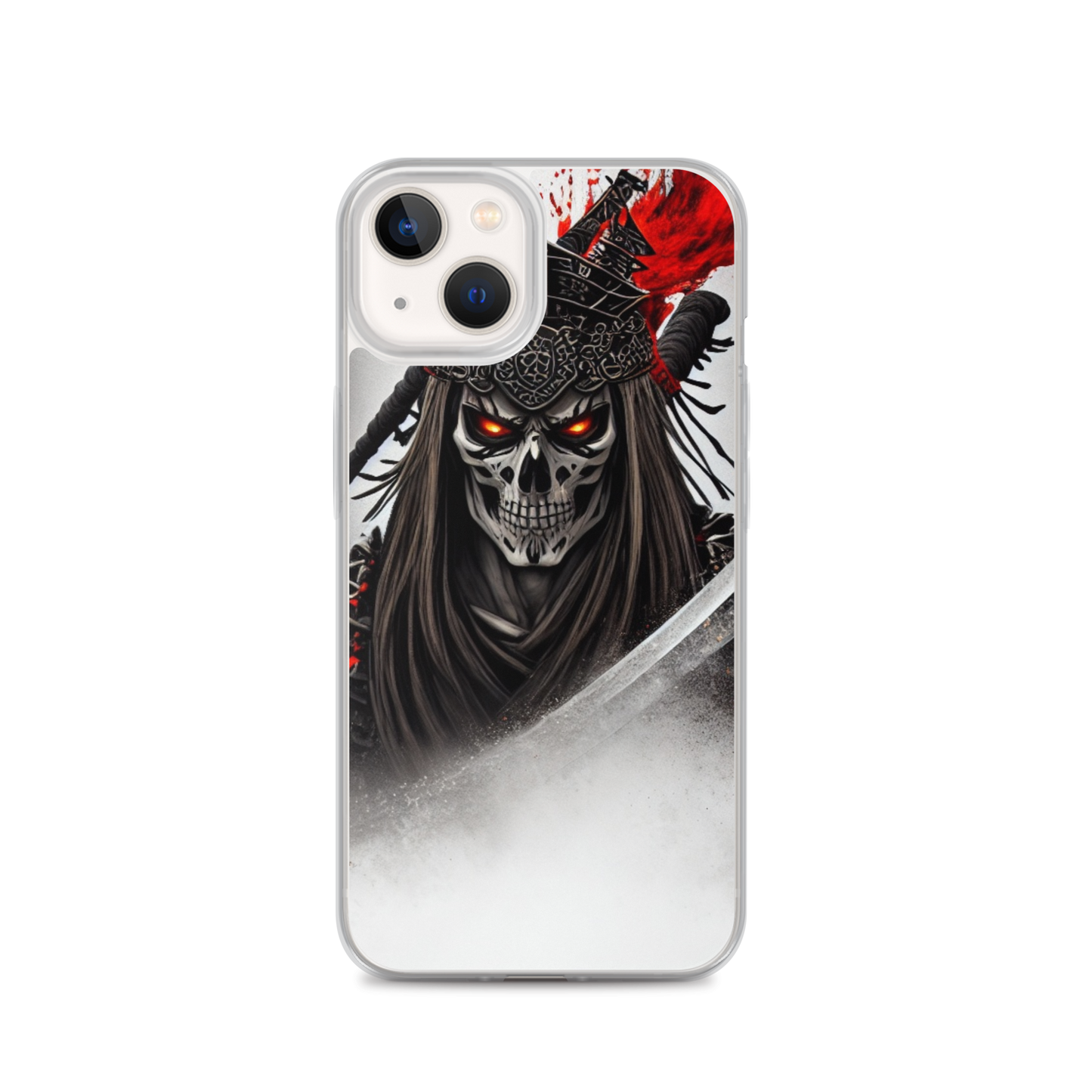 Clear Case for iPhone®  Samurai - Skeleton