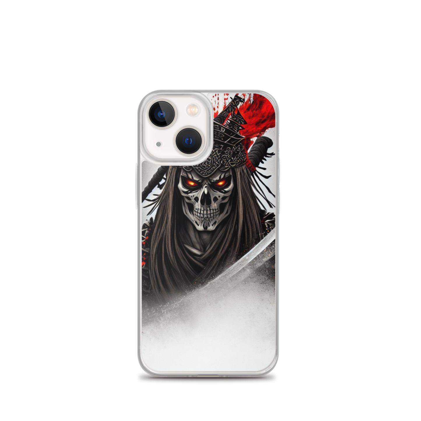 Clear Case for iPhone®  Samurai - Skeleton