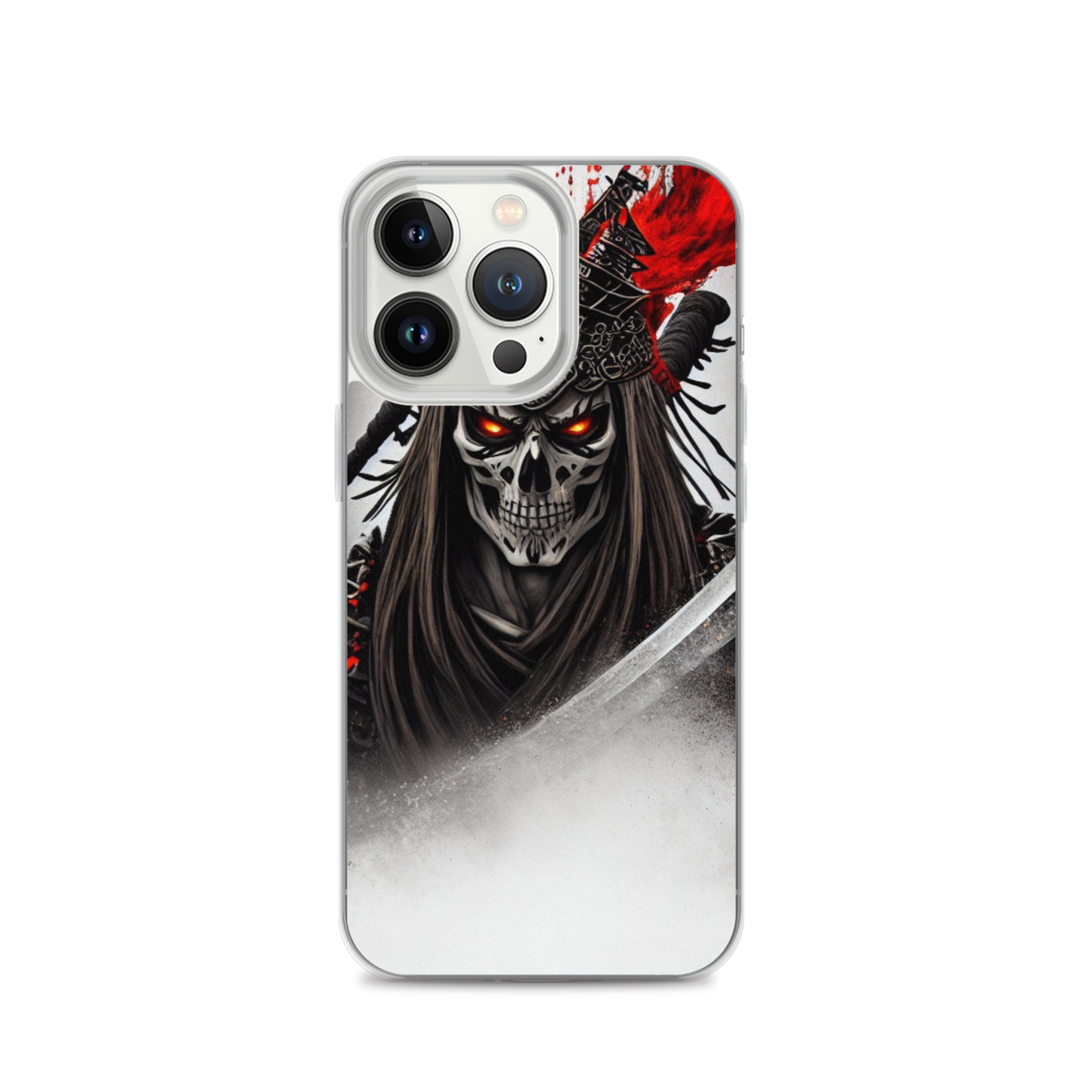 Clear Case for iPhone®  Samurai - Skeleton