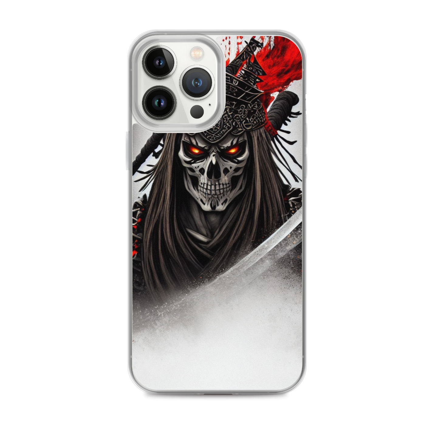 Clear Case for iPhone®  Samurai - Skeleton