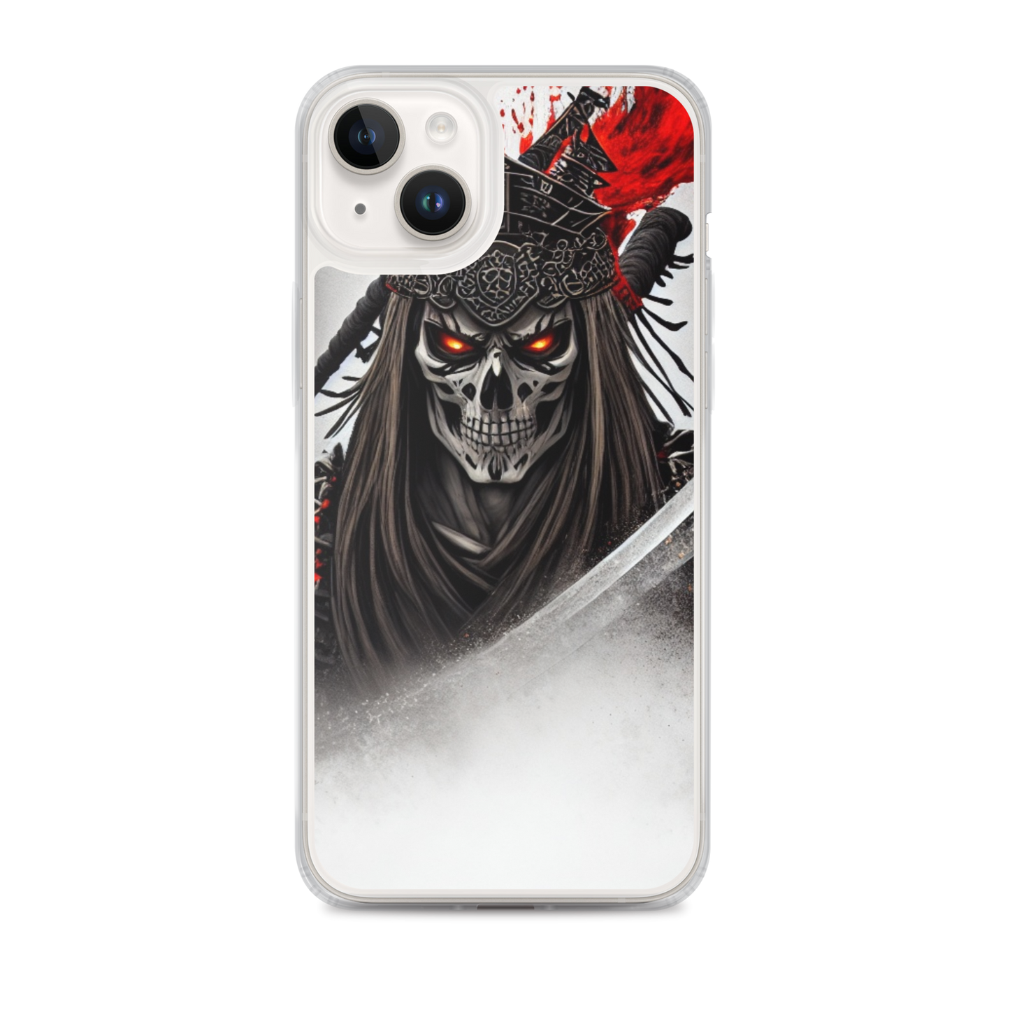 Clear Case for iPhone®  Samurai - Skeleton