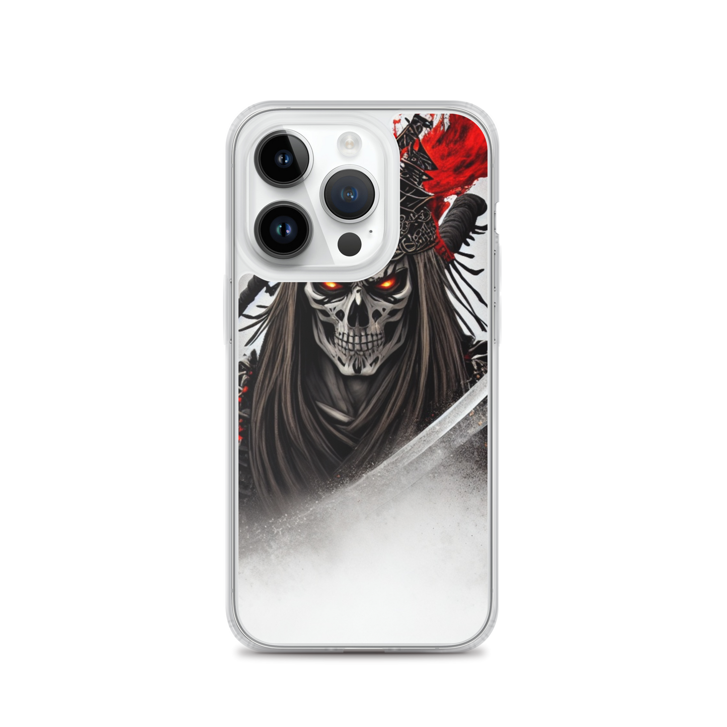 Clear Case for iPhone®  Samurai - Skeleton