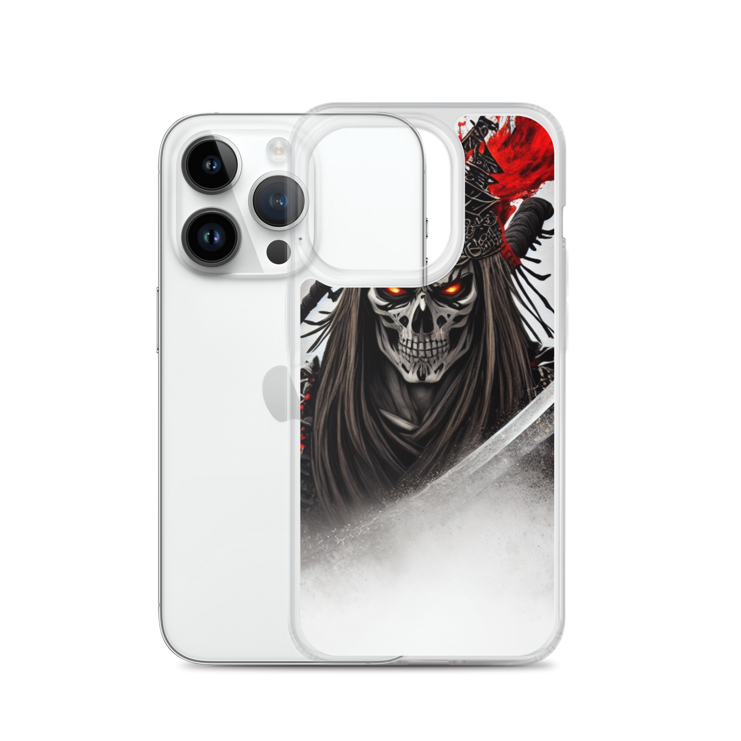 Clear Case for iPhone®  Samurai - Skeleton