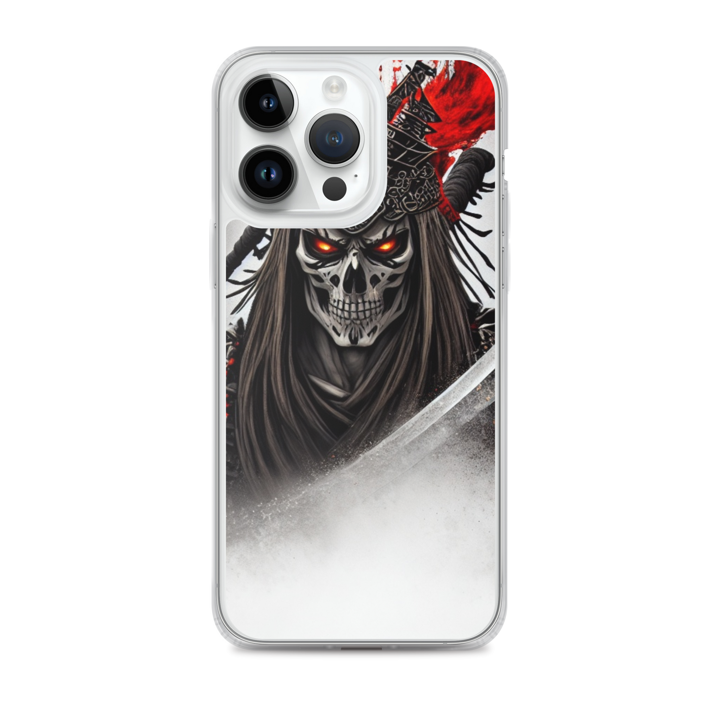 Clear Case for iPhone®  Samurai - Skeleton