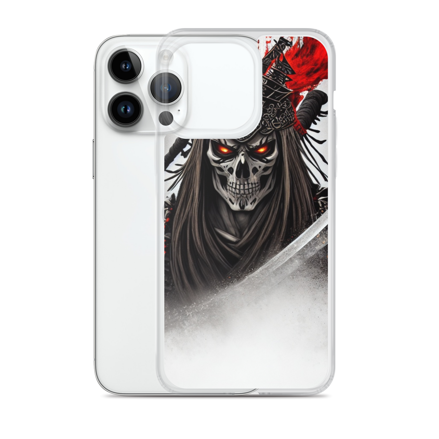 Clear Case for iPhone®  Samurai - Skeleton