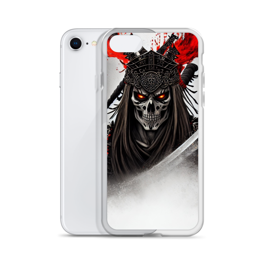 Clear Case for iPhone®  Samurai - Skeleton